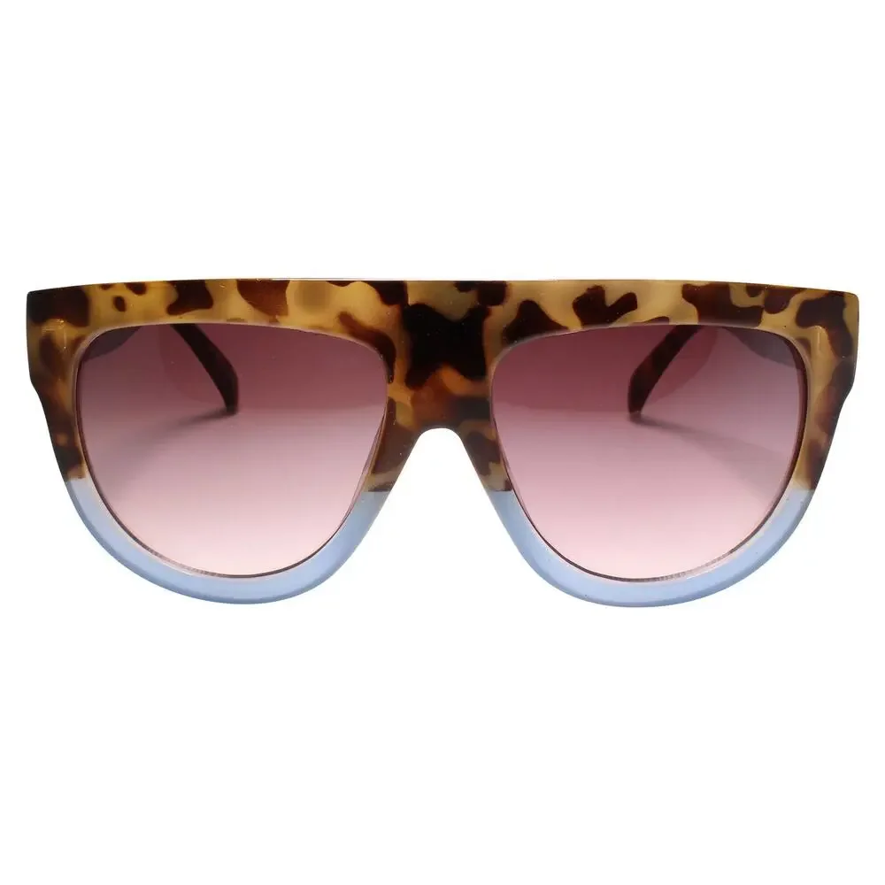 Hip Hop Dapper Clubbing Flat Tortoise Sunglasses